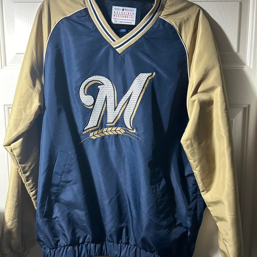 Blue and gold milwaukee brewers